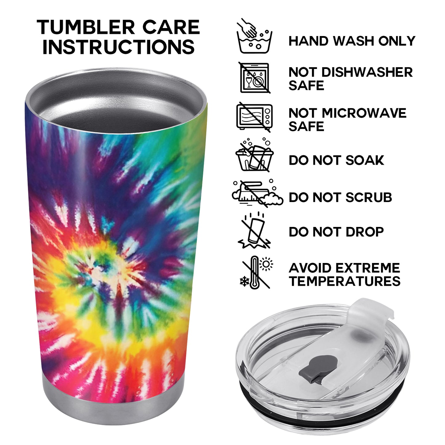 Essential - Stainless Steel Tumbler 20oz 30oz - AA001_TB