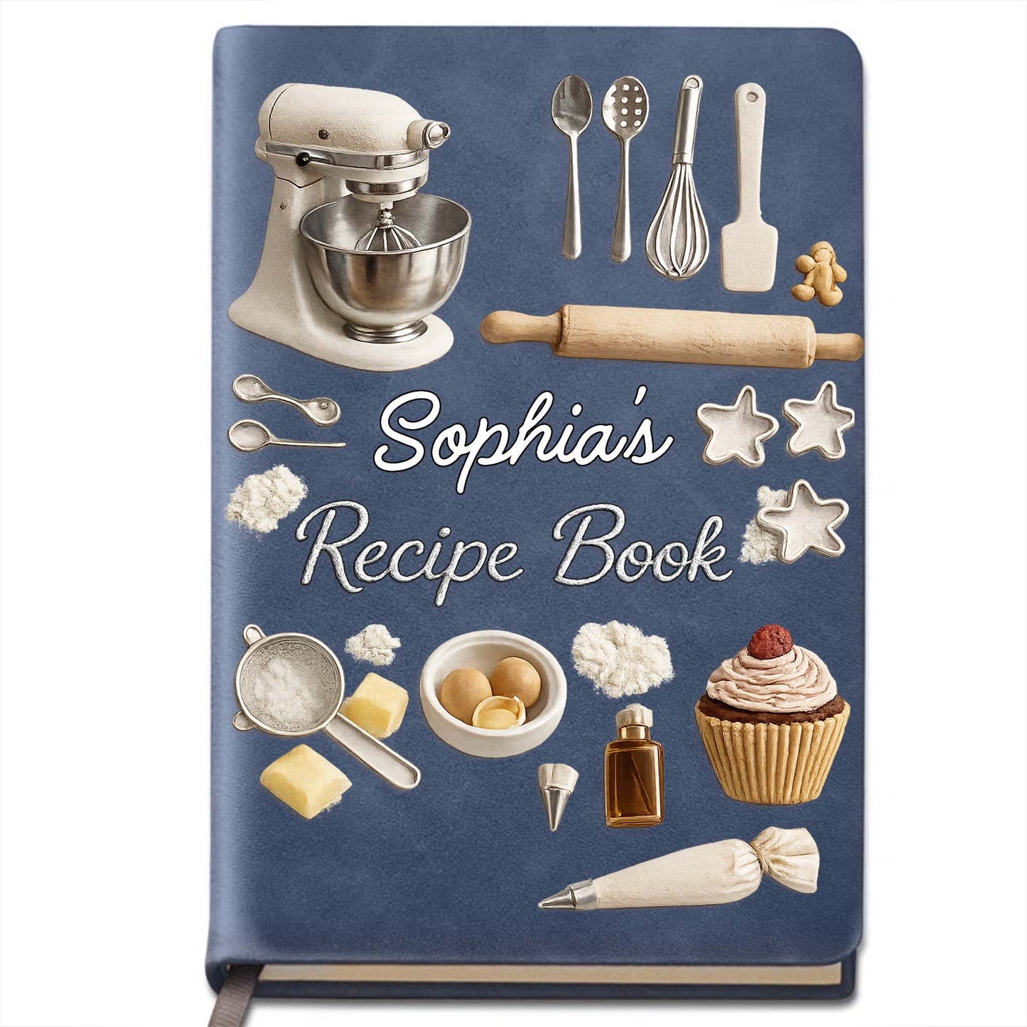 My Recipe Book With Stand Mixer And Baking Tools