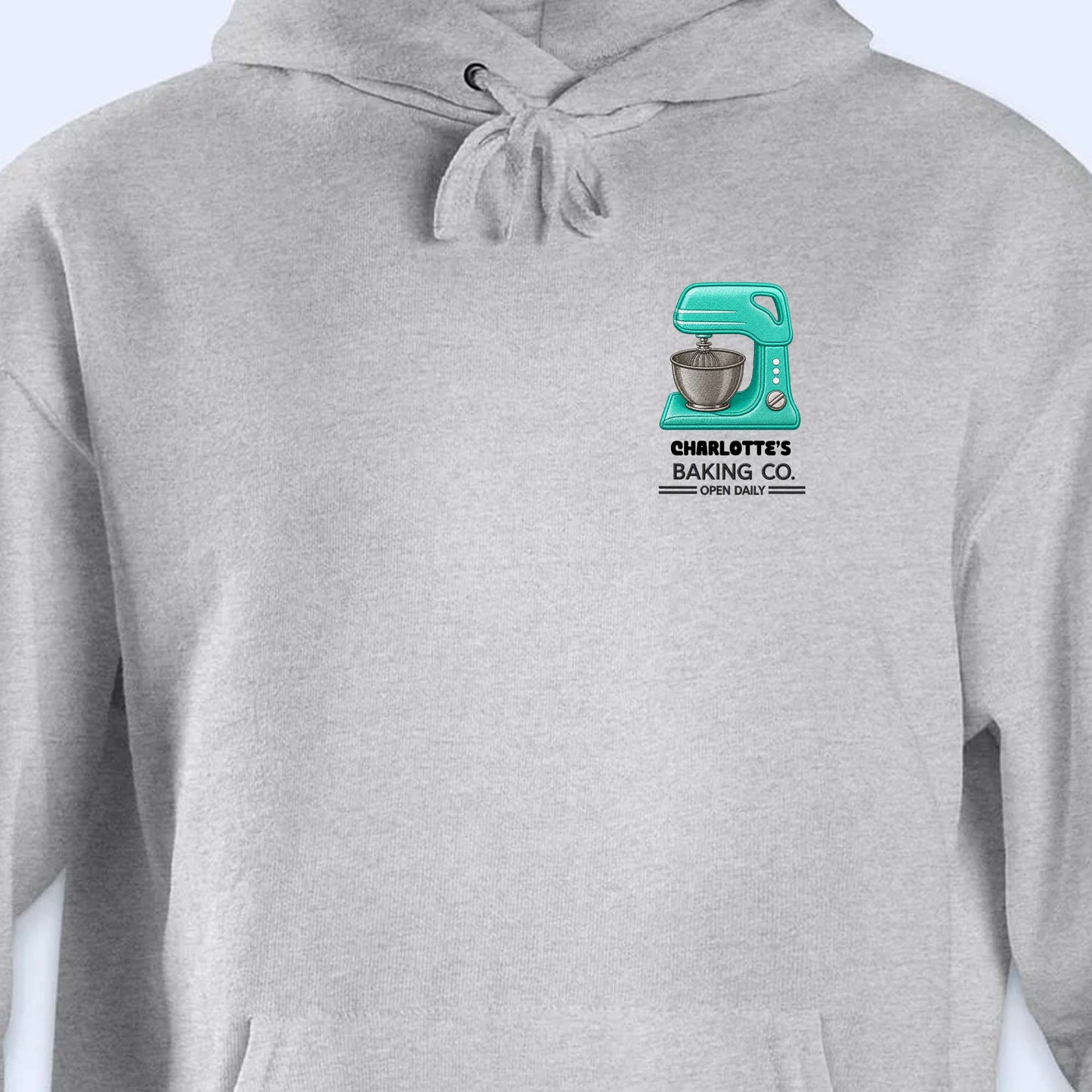 Baking Co. Open Daily Custom Stand Mixer Graphic - Personalized Custom Unisex T-shirt, Hoodie - BAKE043_WBAS