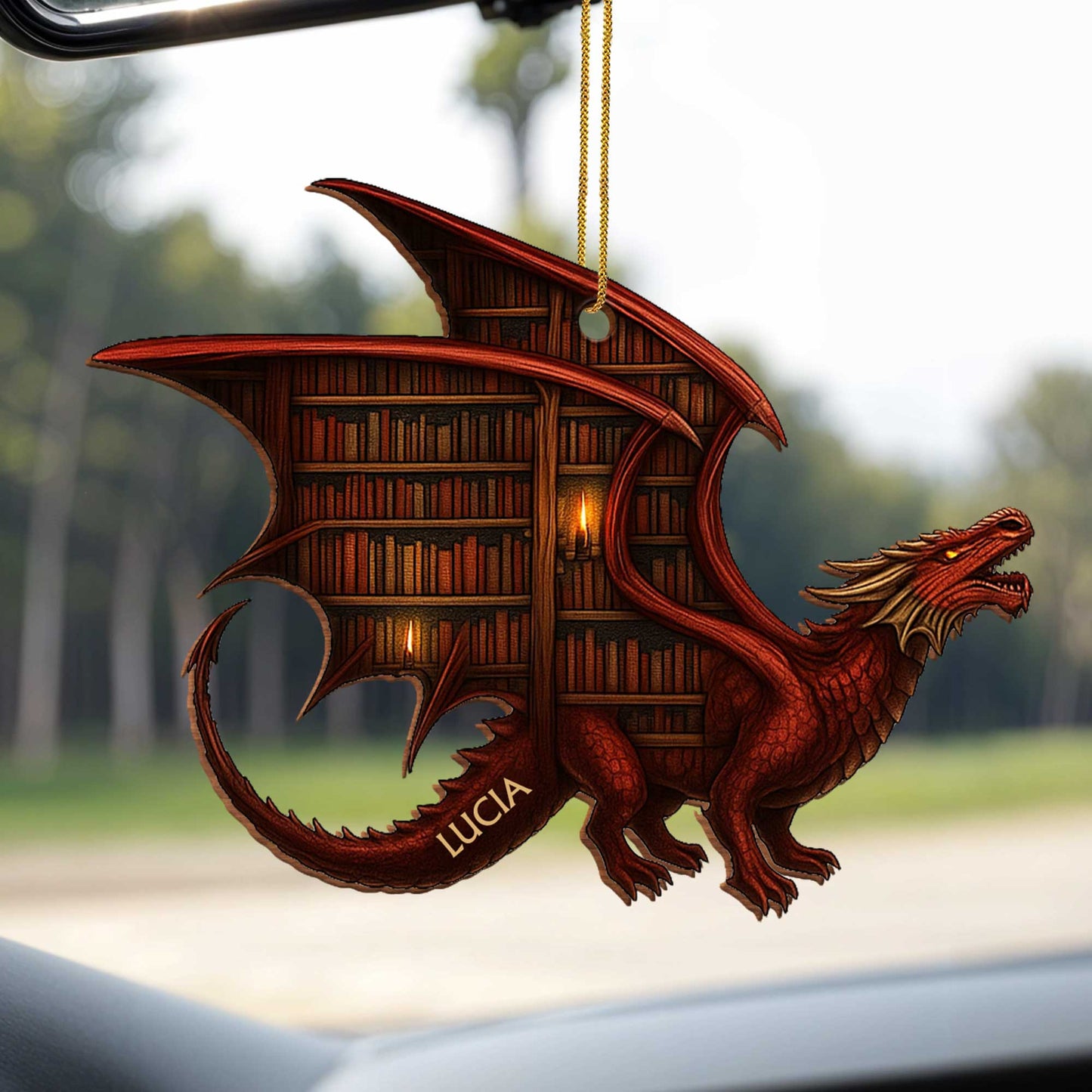 Customize This Fierce Dragon Design With A Beloved Name