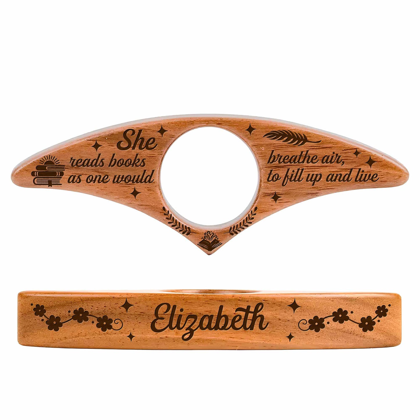 She Reads Books As One Would Breathe Air, Gift For Book Lovers