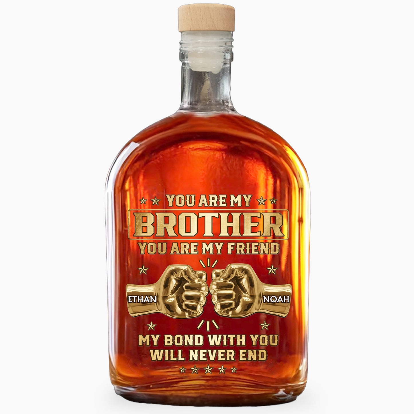 You Are My Brother, My Bond Will Never End, Fists Handshake