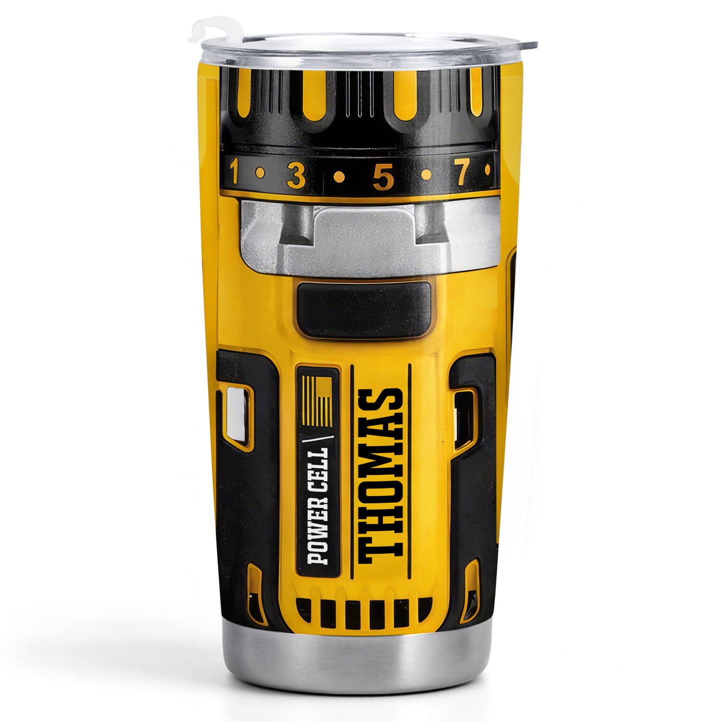 Perfect Gift For Handyman Featuring Tools And Drill Design - Personalized Custom Stainless Steel Tumbler 20oz 30oz - BRT010_TB