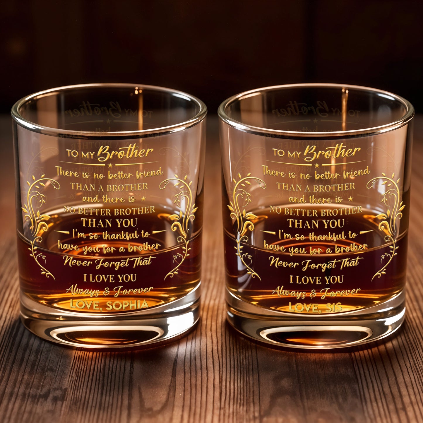 To My Brother There Is No Better Friend Leaves And Vines