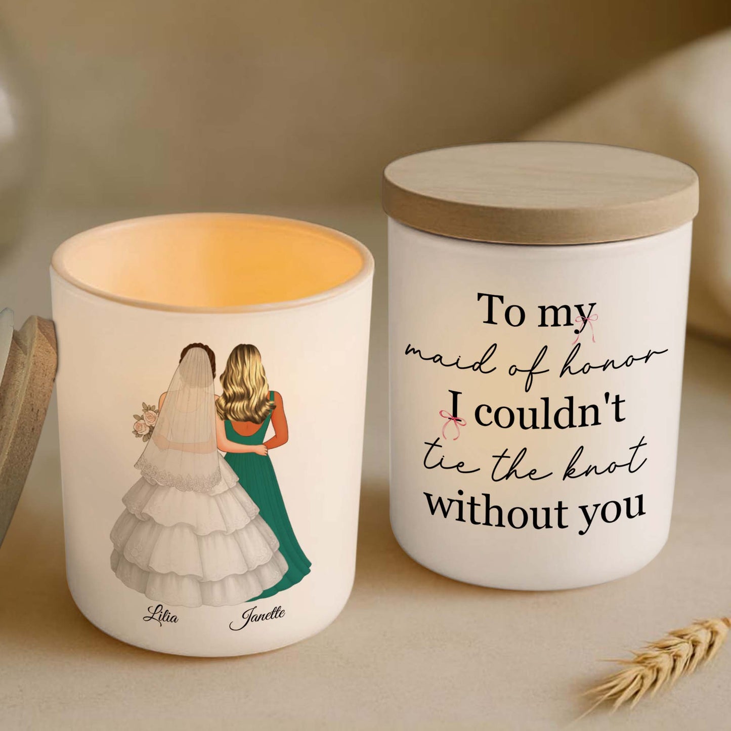 Celebrate Your Special Bond, Bride And Bridesmaid