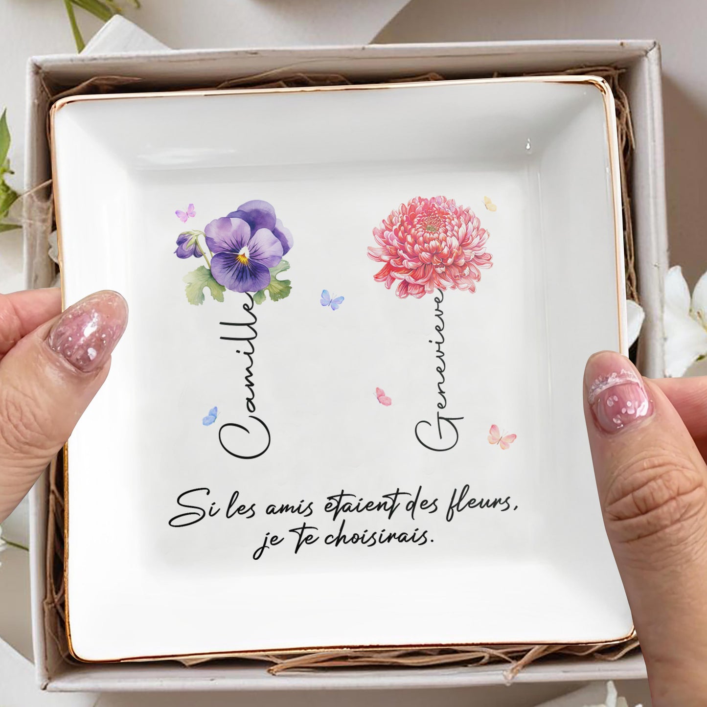 If Friends Were Flowers, I'd Choose You, Featuring Pansy and Chrysanthemum