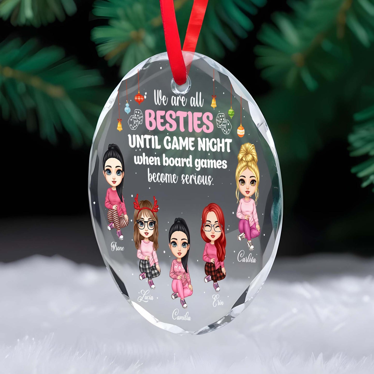 Game Night With Besties Dice And Board Games