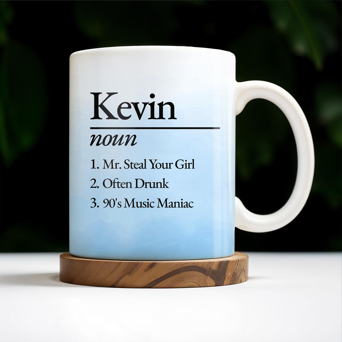 Taza personalizada con nombre y definición - Taza de café personalizada - BST120_MG