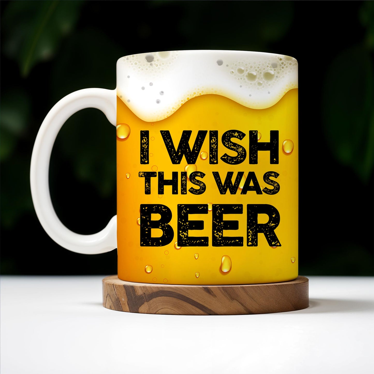 I Wish This Was Beer Mug Design