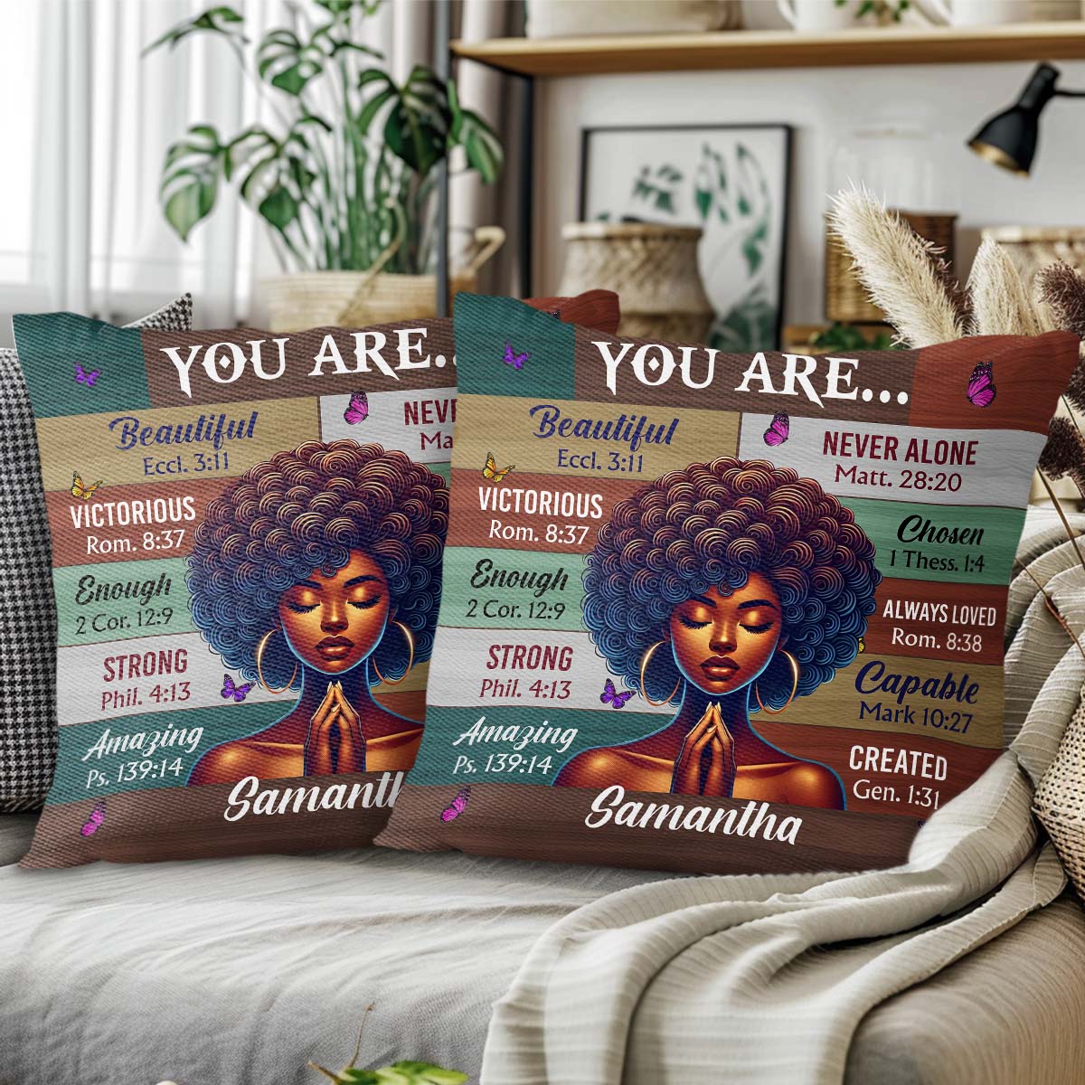 You Are Beautiful Strong Amazing Butterfly Woman Inspirational Verses