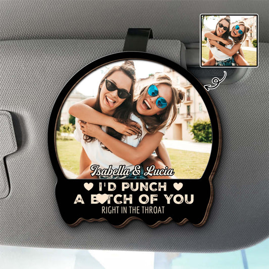 Stand Up For You Best Friends Photo Visor Clip - Personalized Custom Shaped Car Visor Clip - BST145_VIS