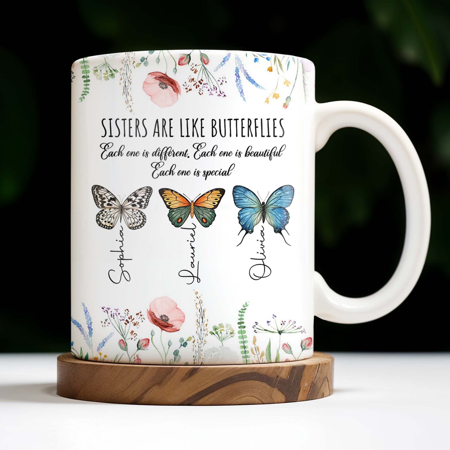 Sisters Are Like Butterflies Beautiful And Special