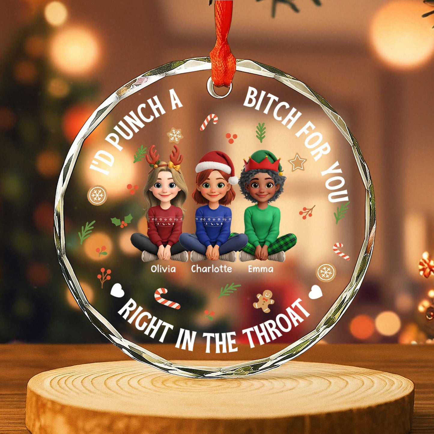 I'd Punch A B***h For You, Candy Canes, Snowflakes