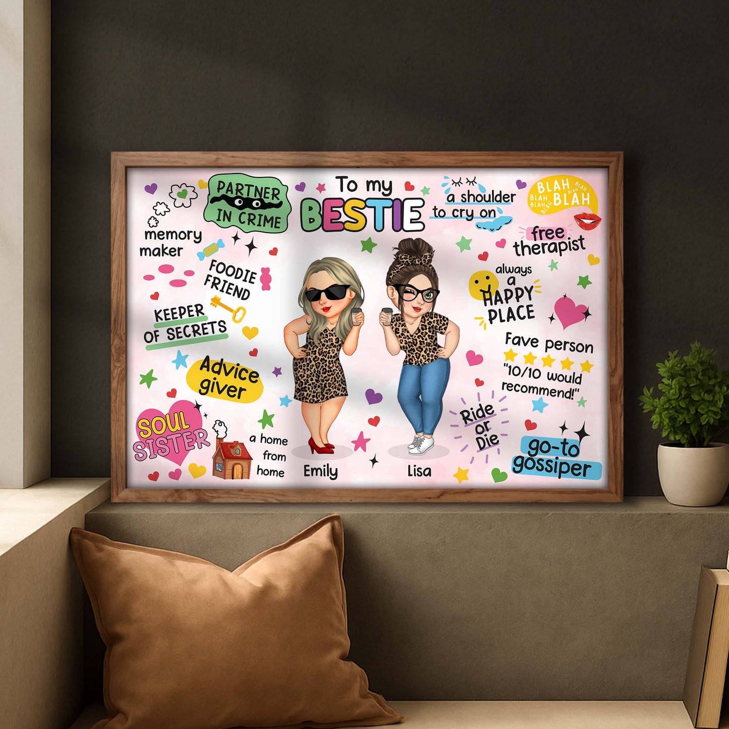 To My Bestie, Ride Or Die Celebration Poster