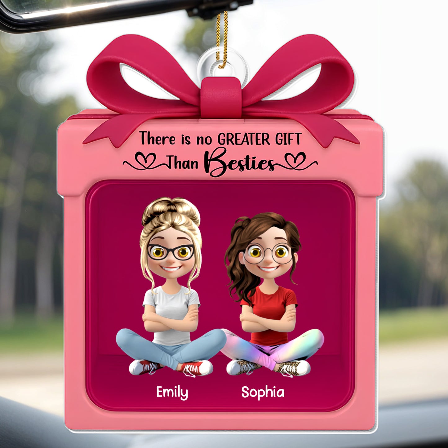 There Is No Greater Gift Than Besties, Cartoon Characters