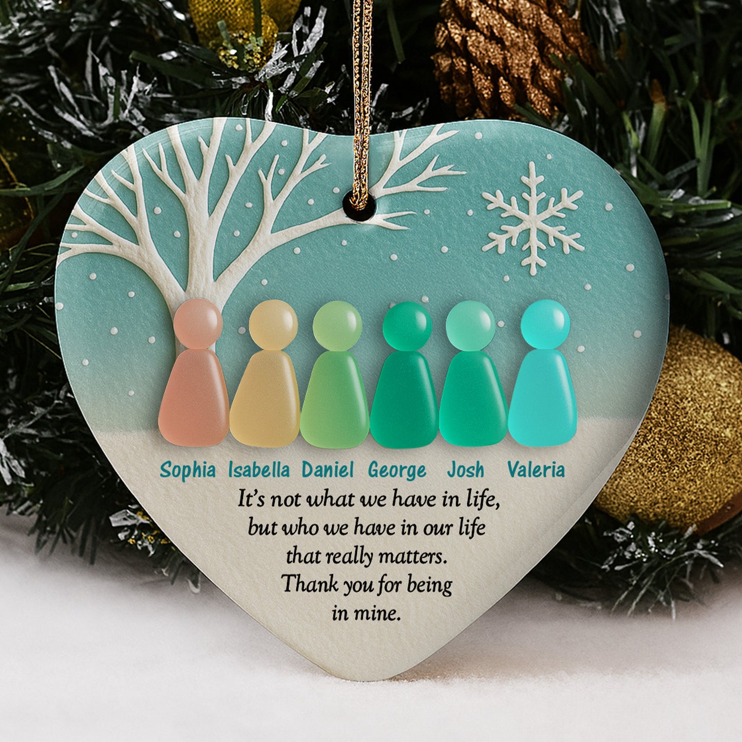 Thank You For Being In My Life, Tree And Family Figures