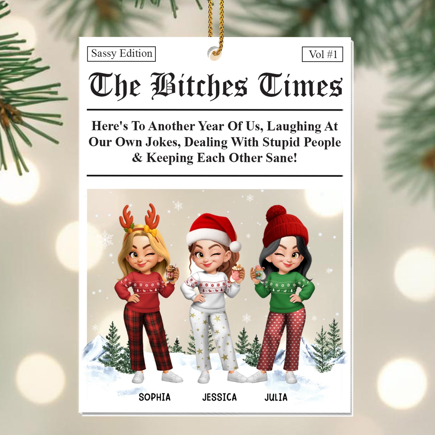 Here's To Another Year Of Us, Cartoon Characters Celebrating