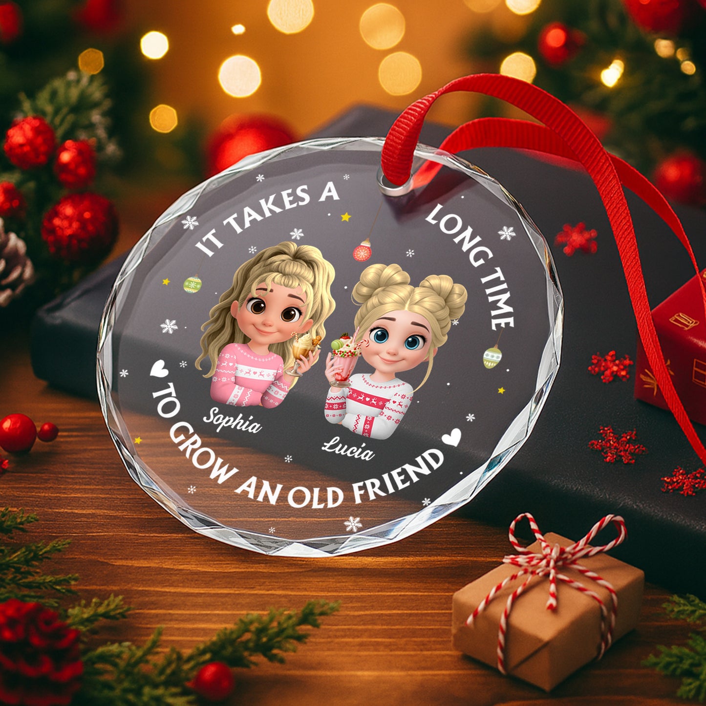 It Takes A Long Time To Grow An Old Friend, Girls In Christmas Sweaters