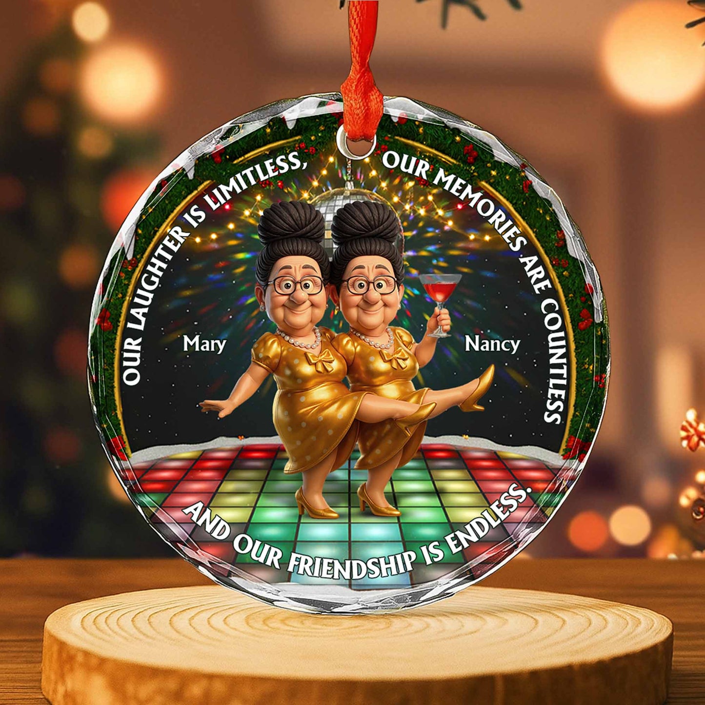 Our Laughter Is Limitless With Two Women Dancing