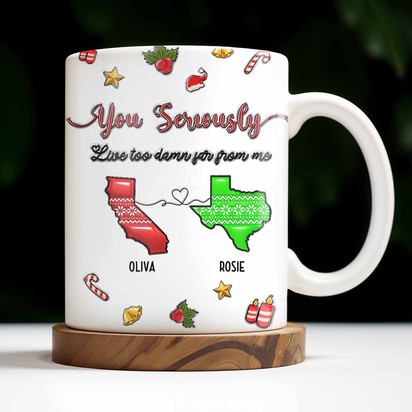 You Seriously Live Too Damn Far From Me, Heart And Maps