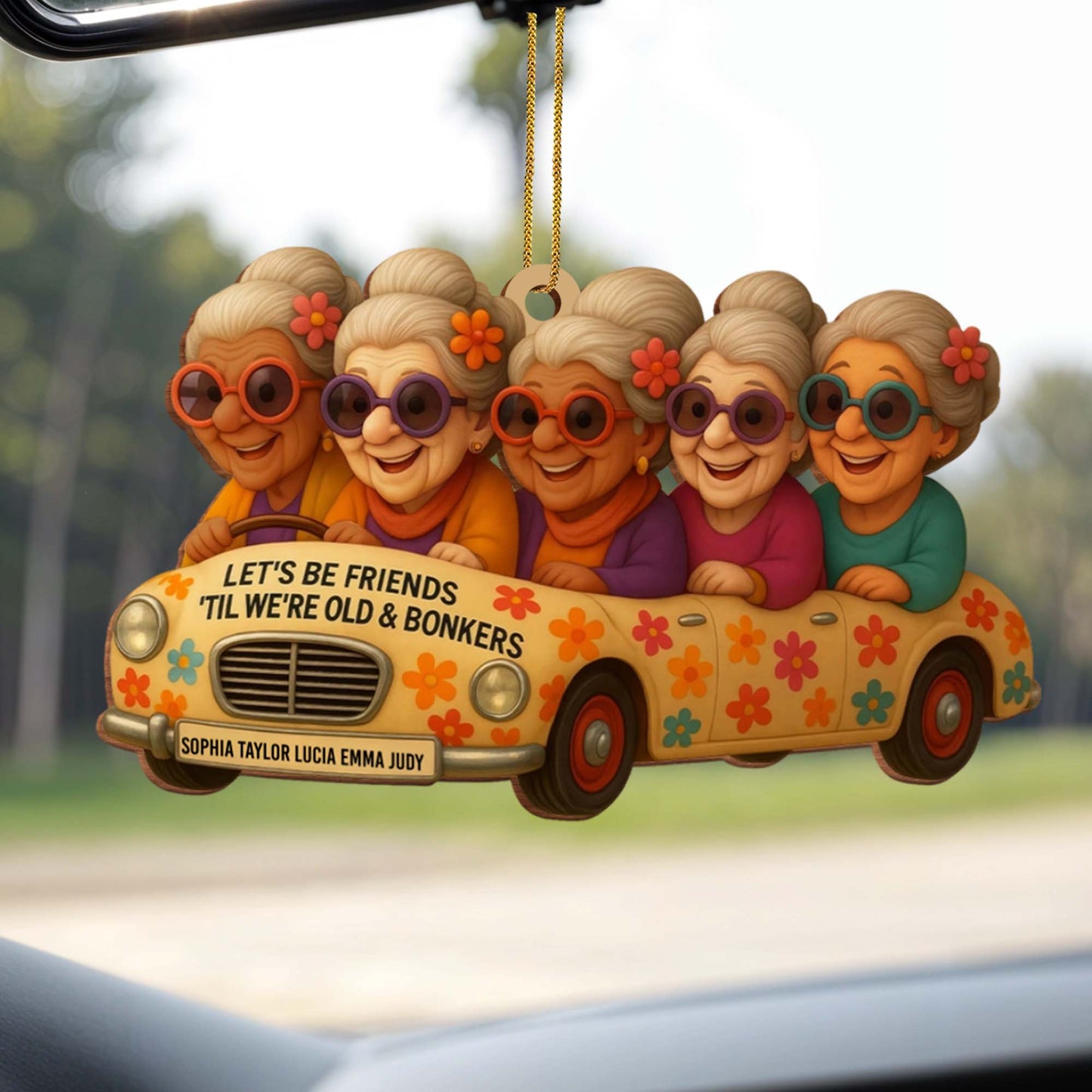 Let's Be Friends 'Til We're Old & Bonkers With Elderly Women In Car