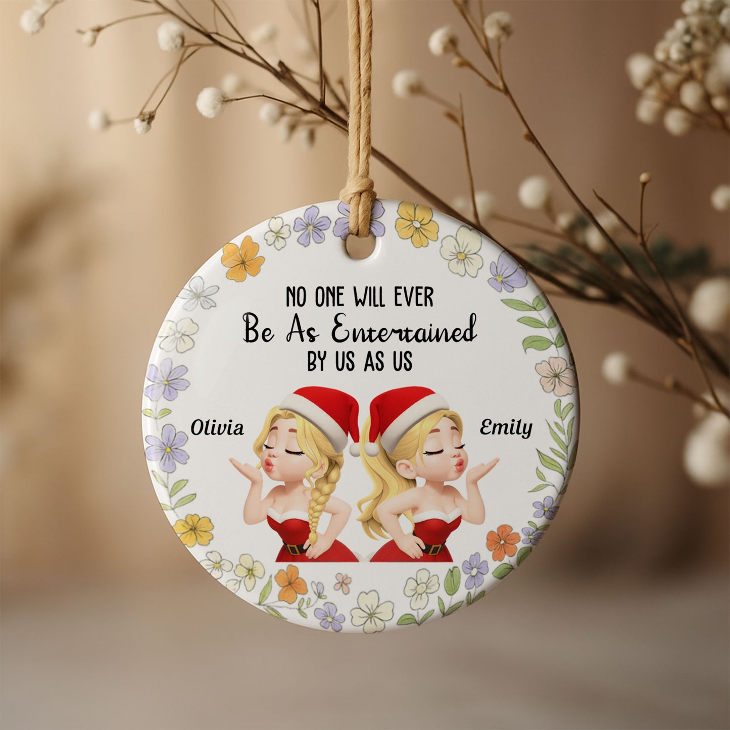 No One Will Ever Be As Entertained By Us As Us, Santa Hats