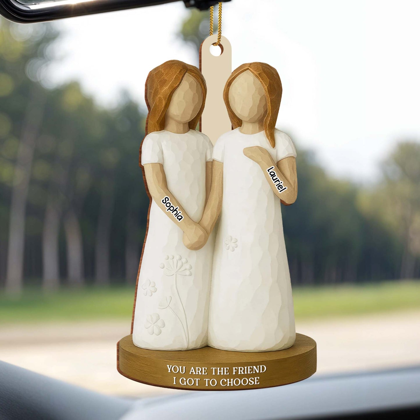 You Are The Friend I Got To Choose, Figurines With Flowers