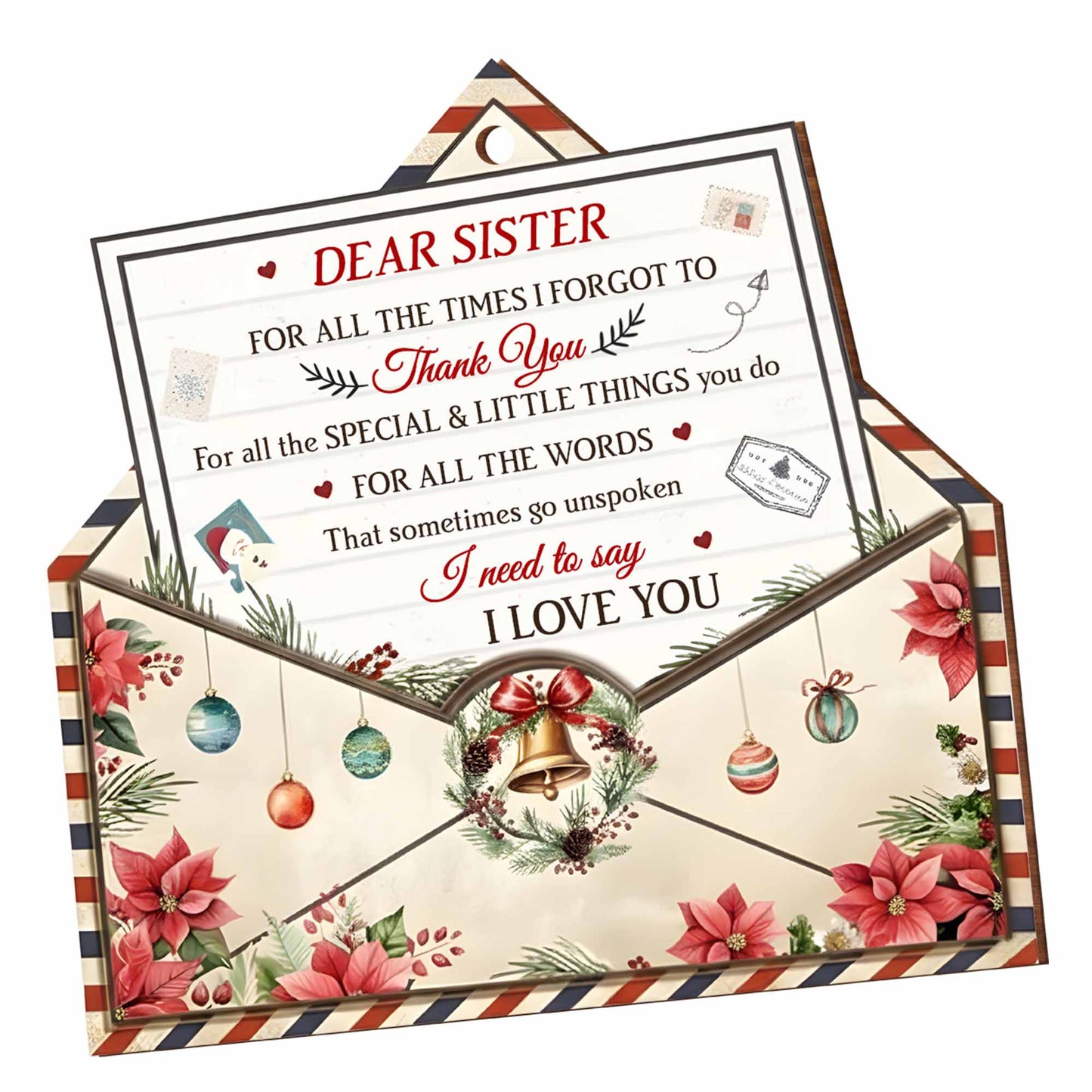 Thank You For All The Special Things, Christmas Ornaments And Bells