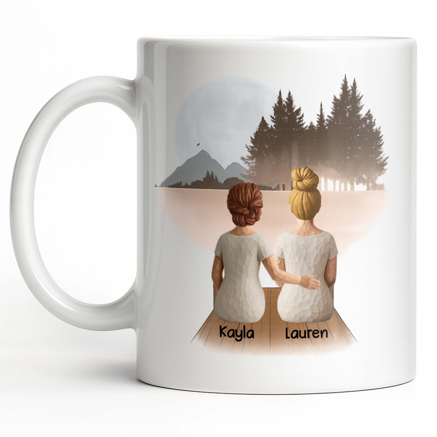 Soul Sisters With Two Women And Nature Background