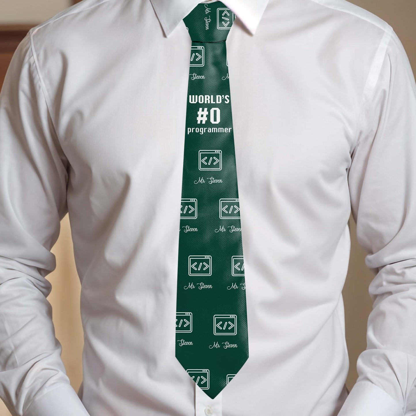 World's Number Zero Programmer Passion For Coding Tie