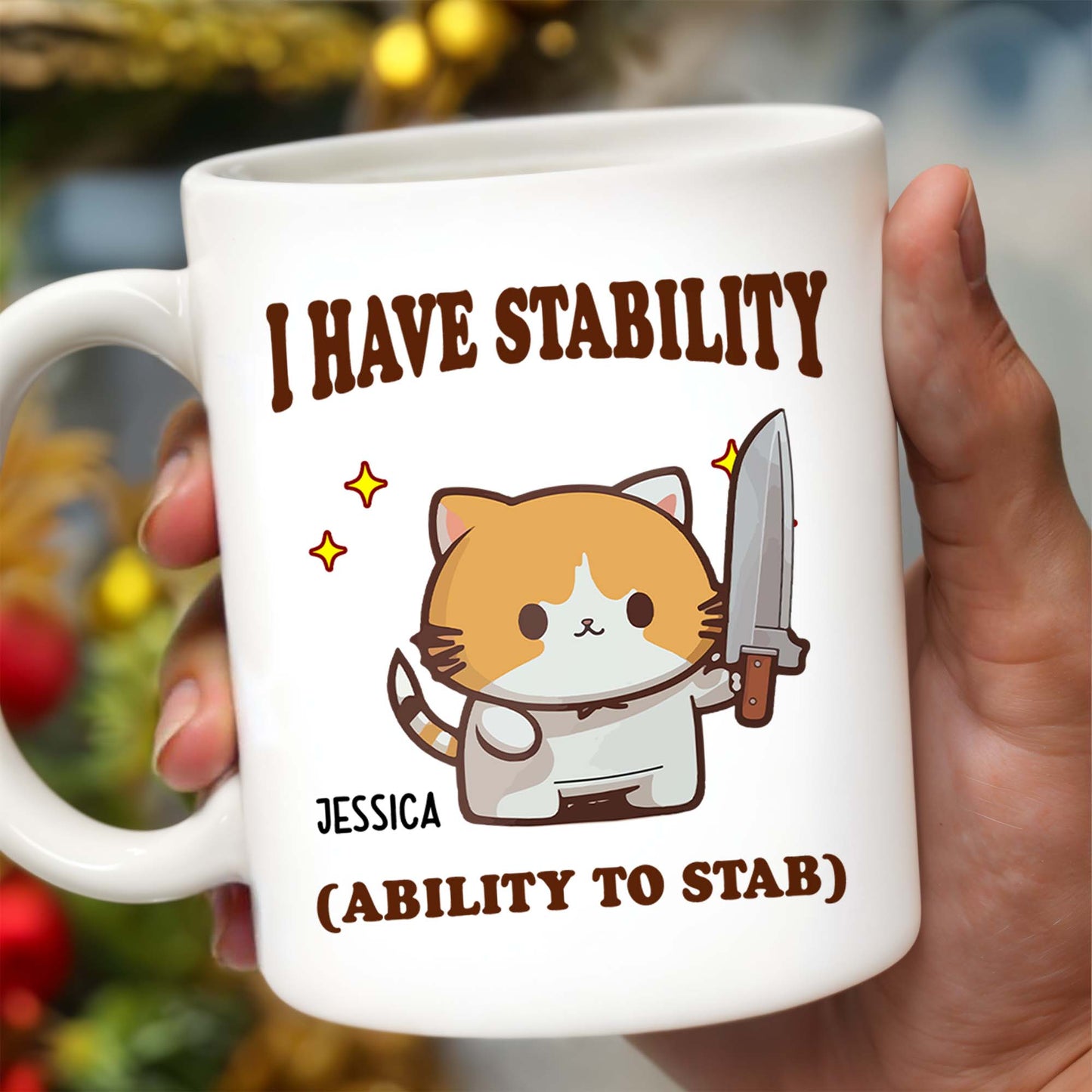 I Have Stability Ability To Stab With Cartoon Duck