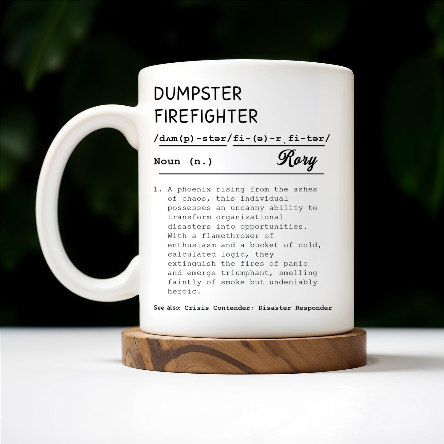 Phoenix Rising From Ashes Of Chaos Mug