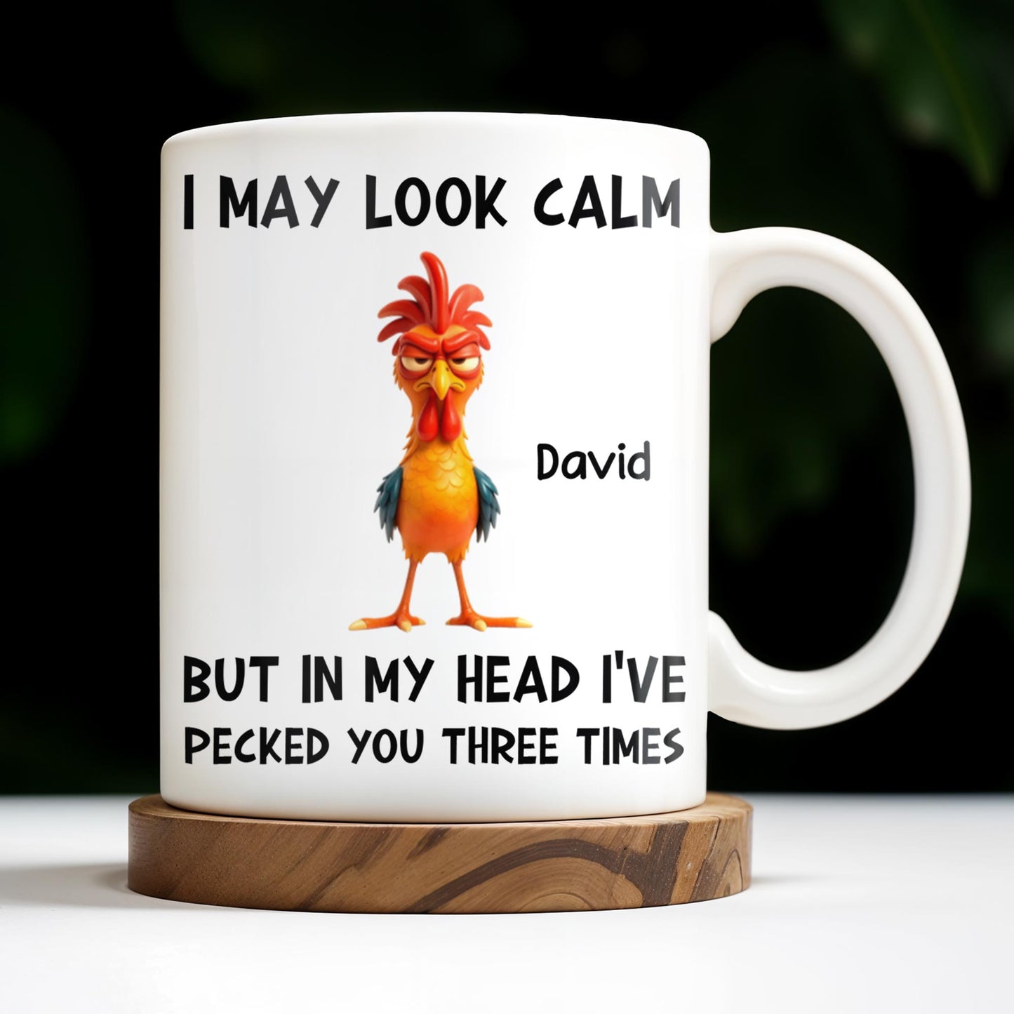 I May Look Calm, Rooster Design