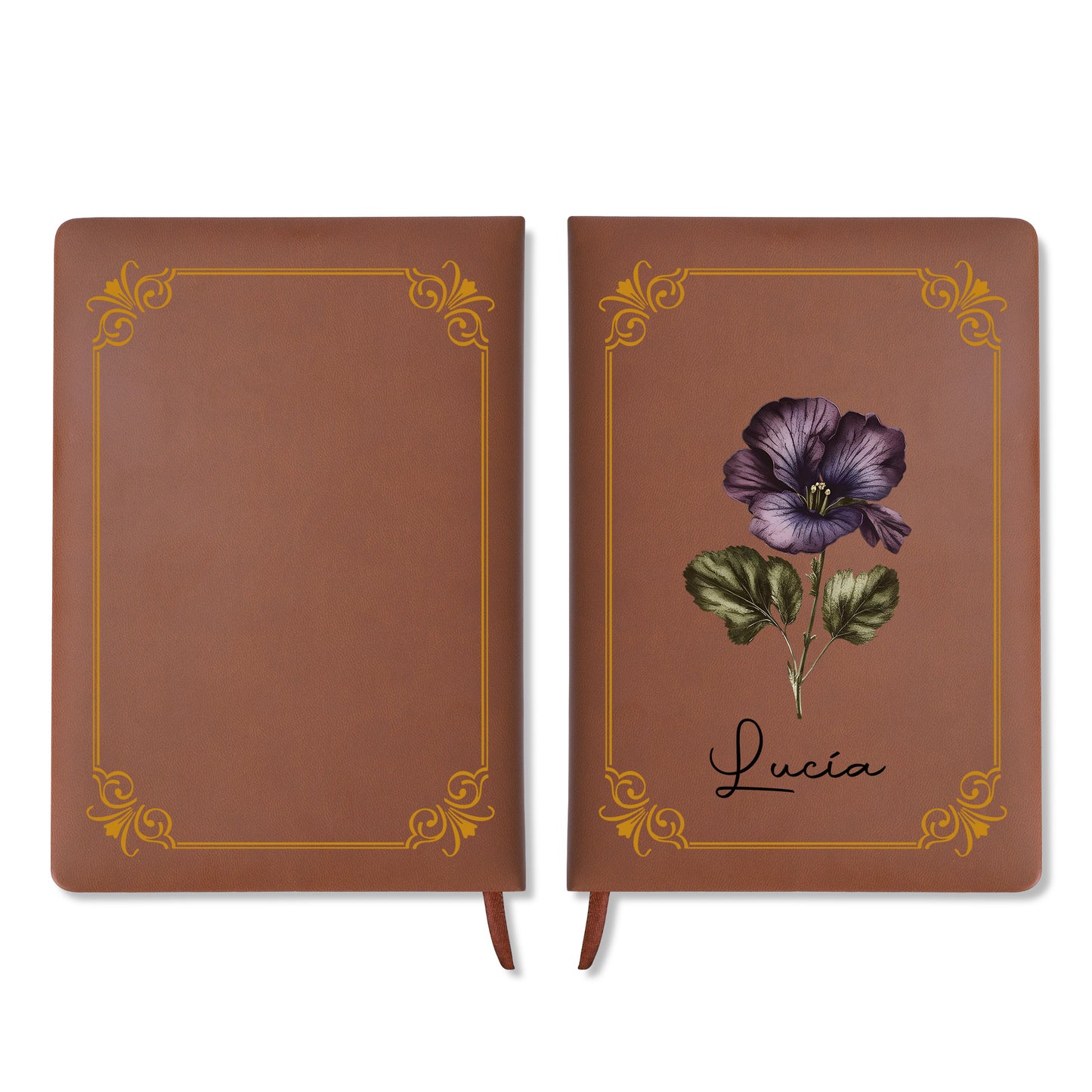 Elegant Floral Customizable Journal For Precious Moments