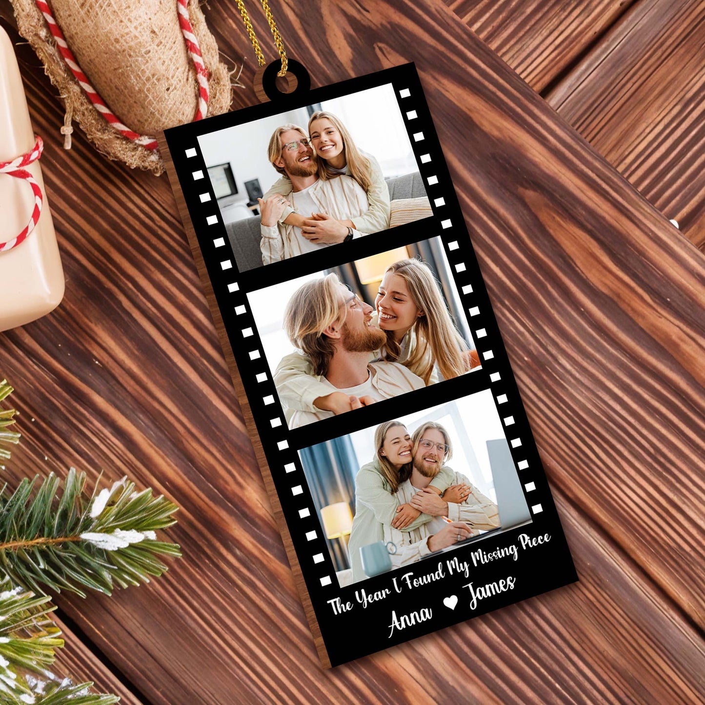 The Year I Found My Missing Piece Couple's Ornament