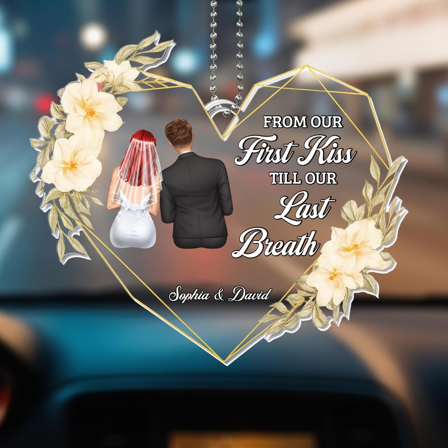 From Our First Kiss Till Our Last Breath, Heart And Flowers