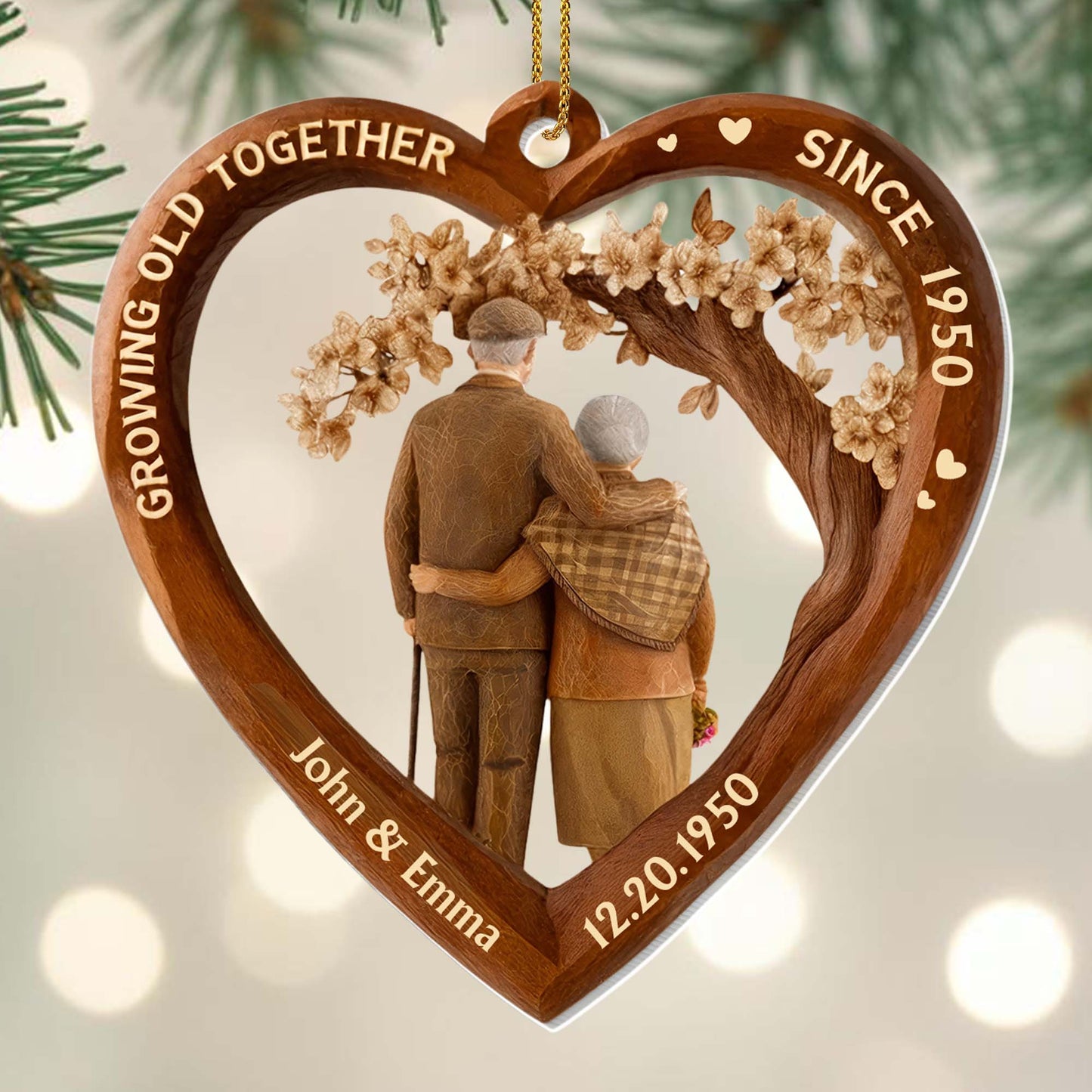 Growing Old Together, Couple In Heart