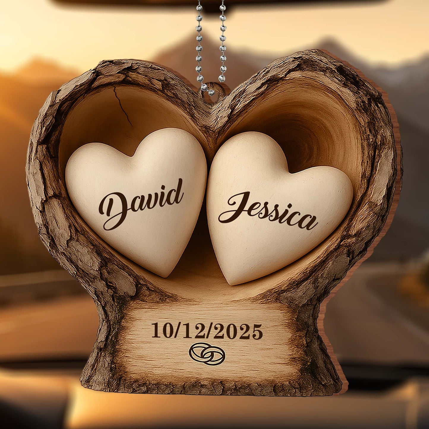 Capture Special Moments With Our Heart Wood Ornament