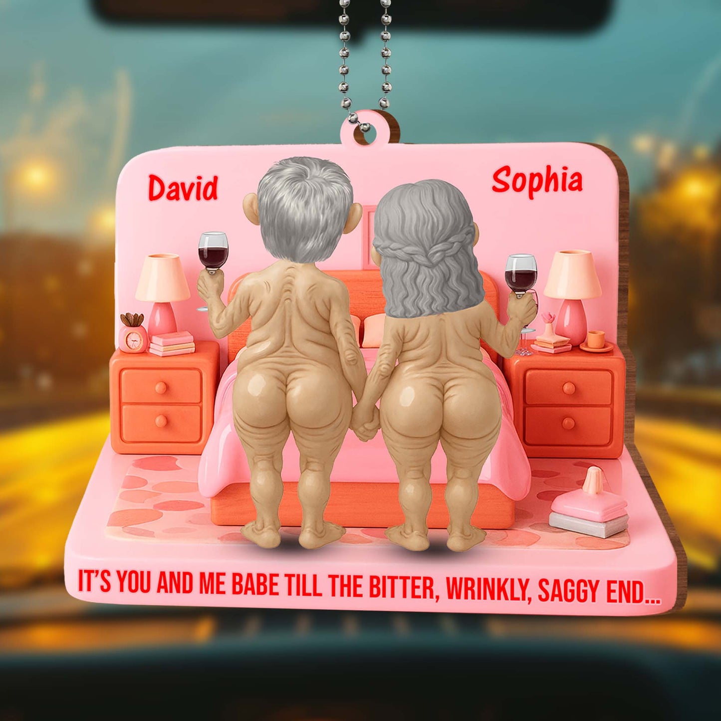 It's You And Me Babe Romantic Elderly Couple Design