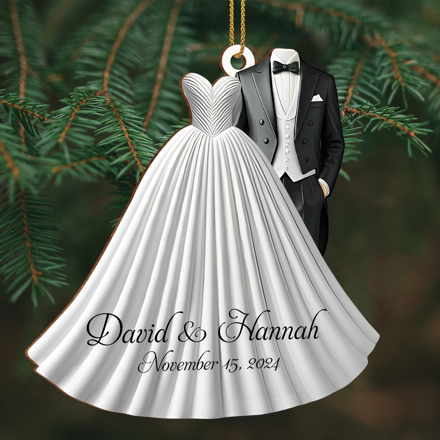 Celebrate Love And Commitment, Wedding Dress And Tuxedo