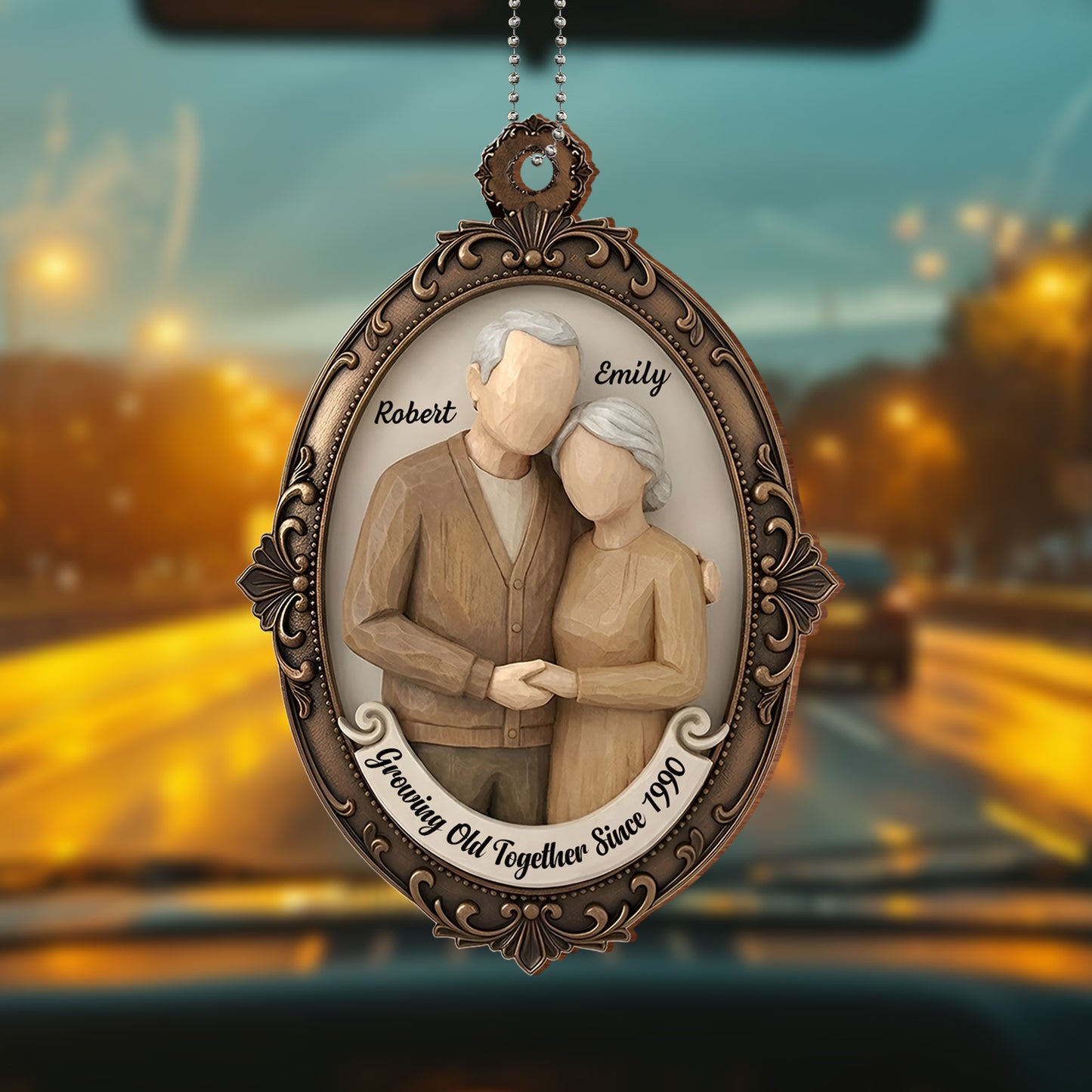 Growing Old Together Since With Elderly Couple