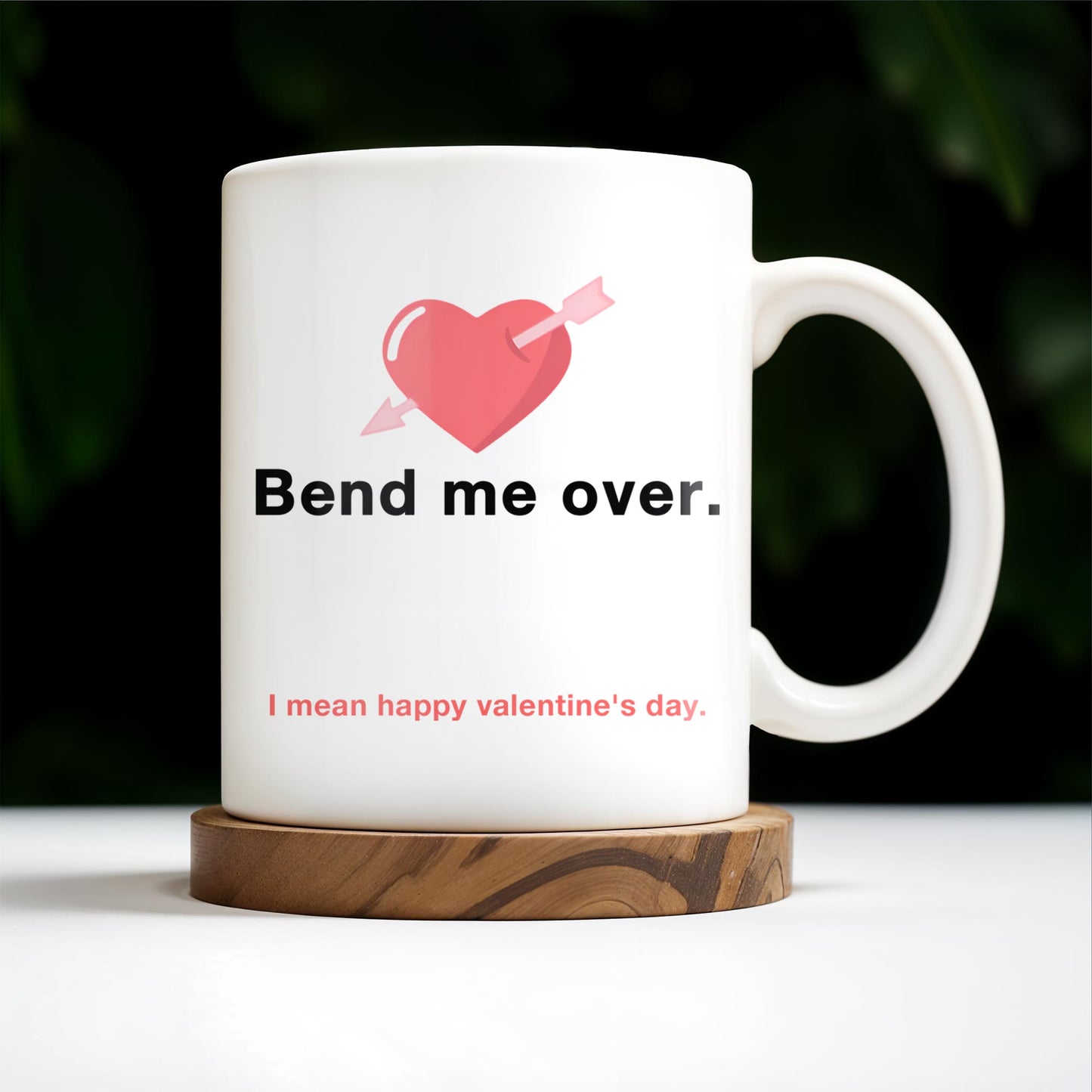 Happy Valentine's Day Heart And Arrow Design