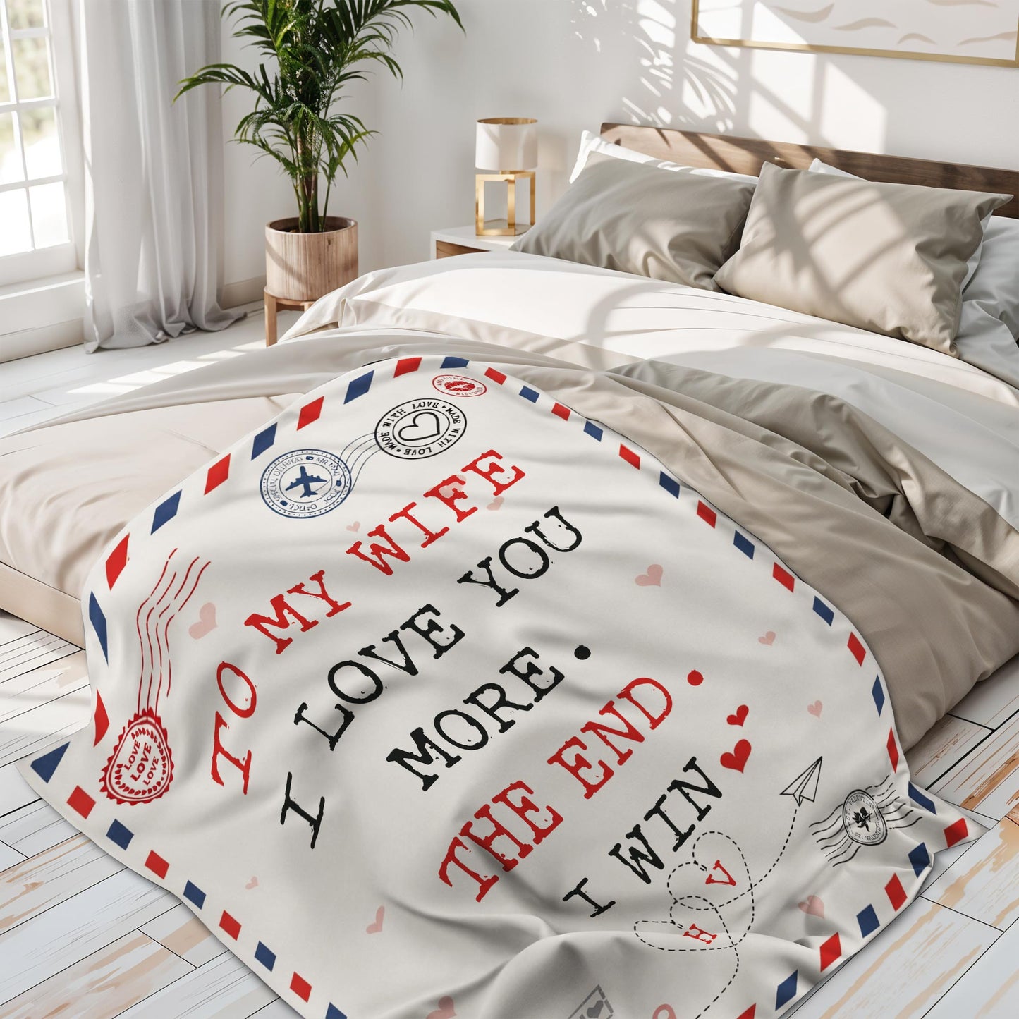 To My Wife, I Love You More. I Win