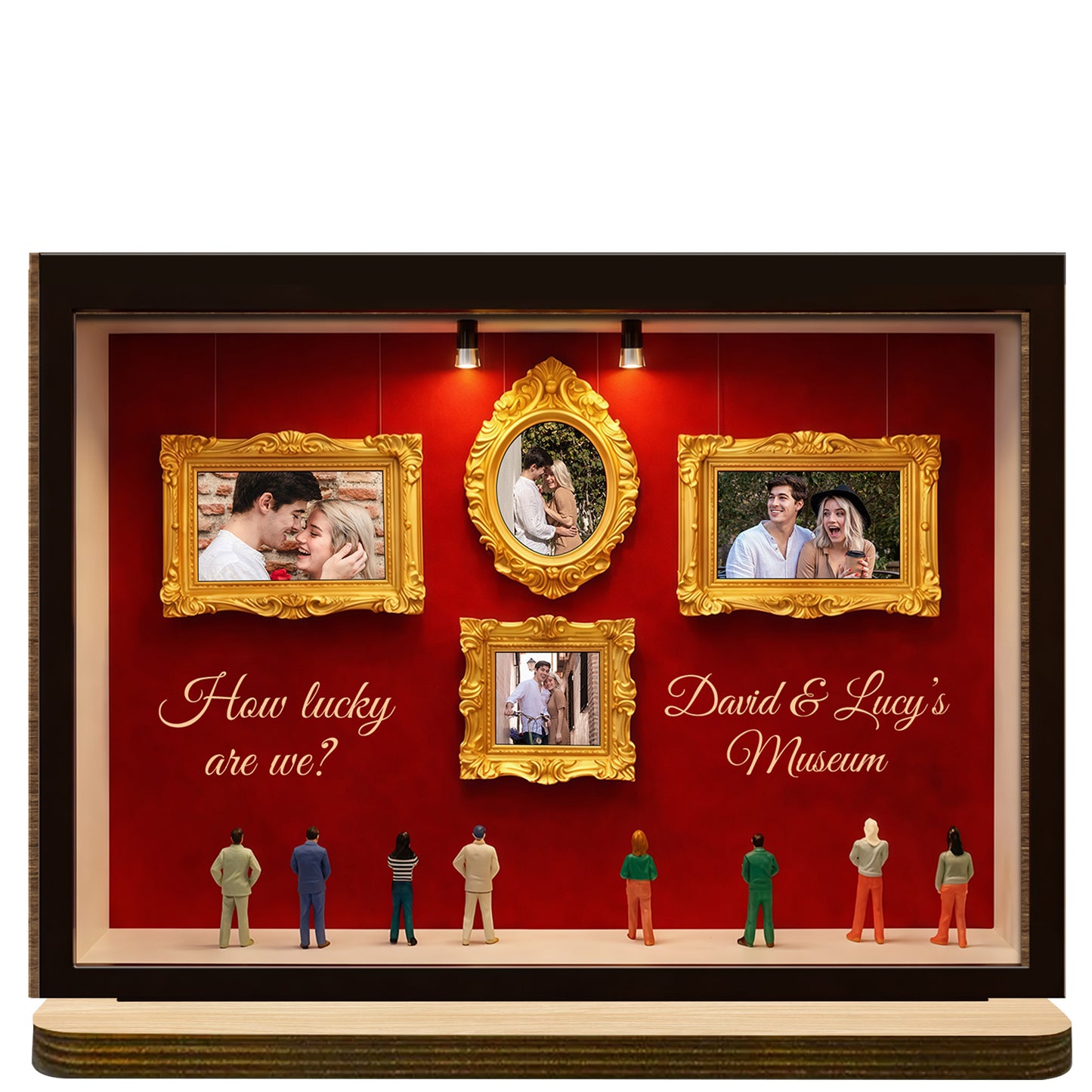 How Lucky Are We, Museum Frames And Miniature People