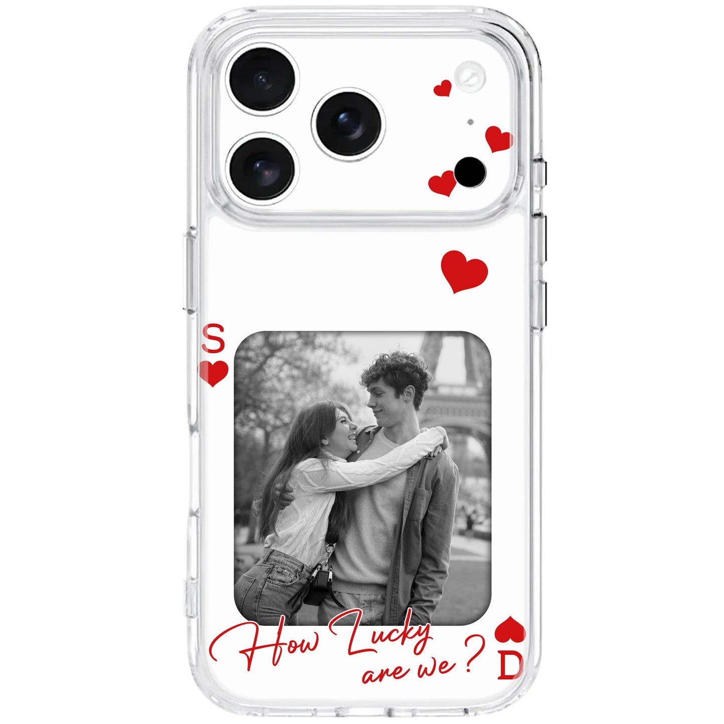 How Lucky Are We With Hearts and Eiffel Tower