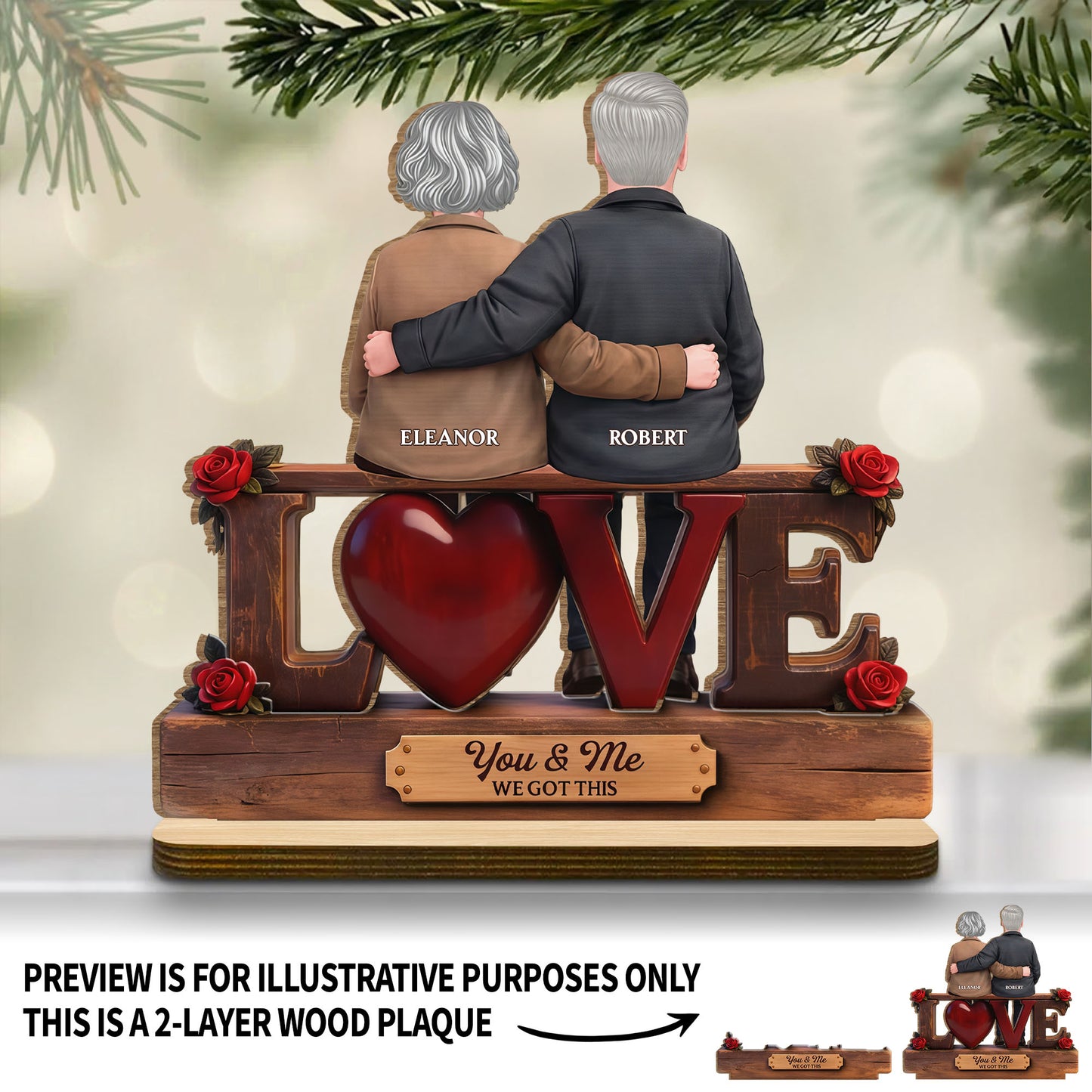 You & Me We Got This Love Heart Old Couple And Roses