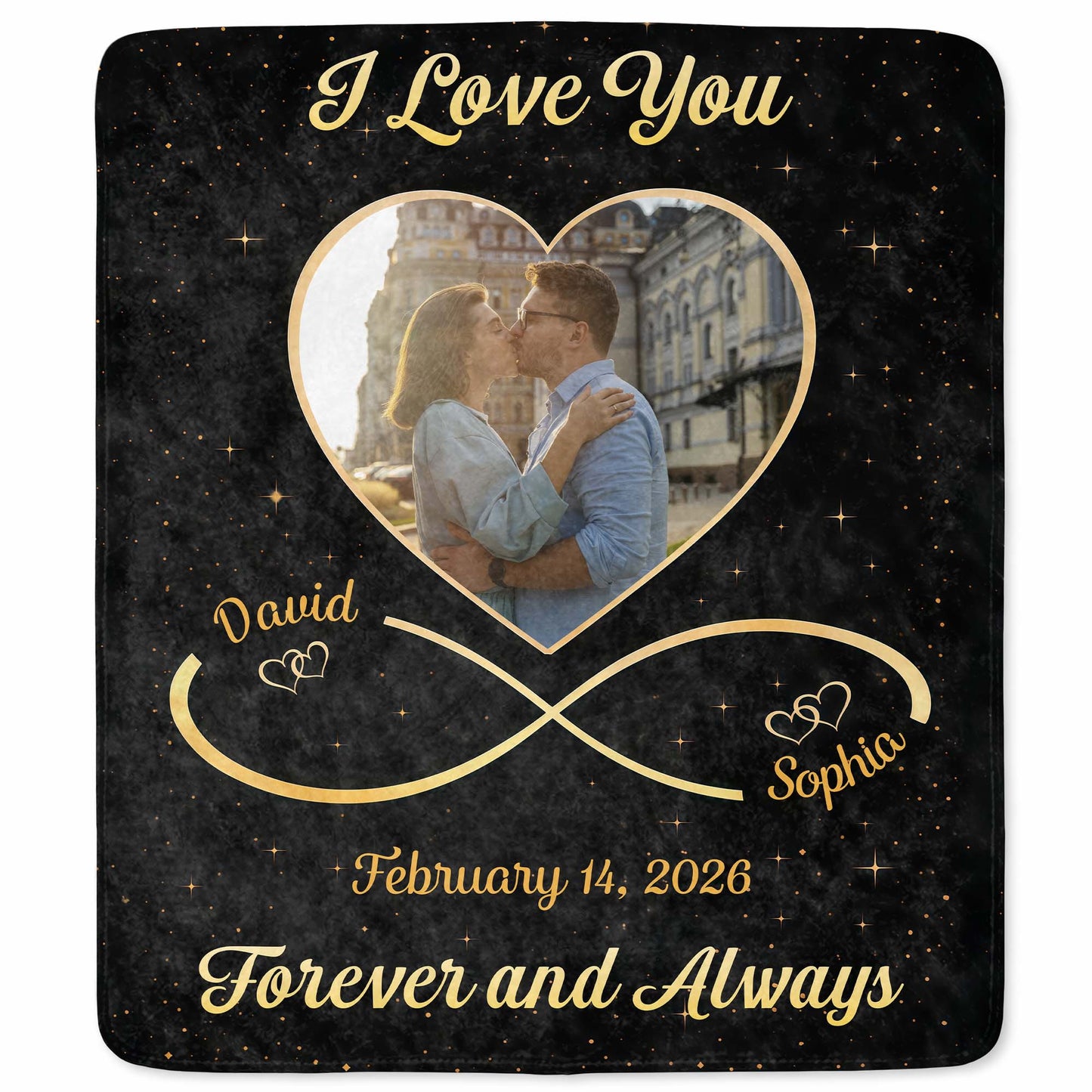 I Love You Forever And Always Infinity Heart Design