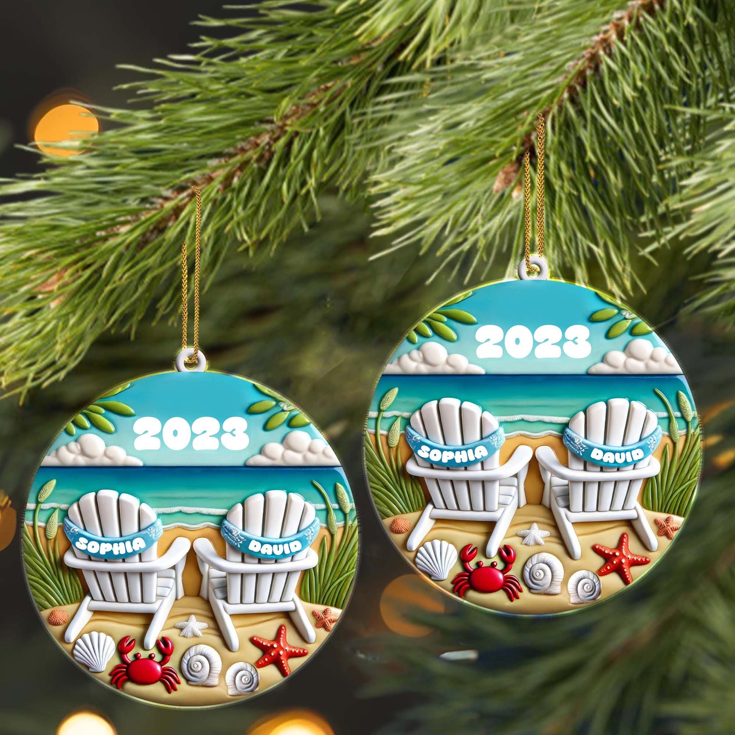 Relaxing Coastal Retreat With Beach Chairs And Starfish