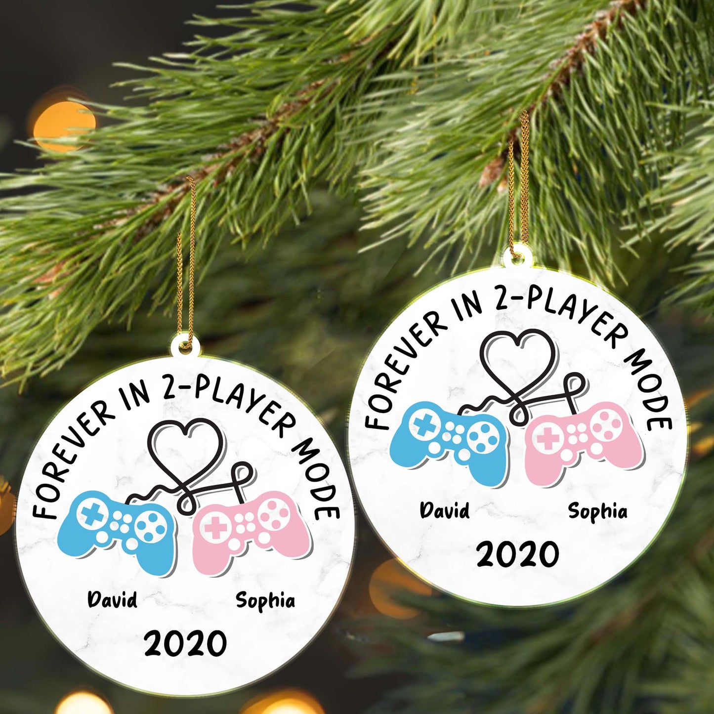 Forever In 2-Player Mode With Heart And Controllers