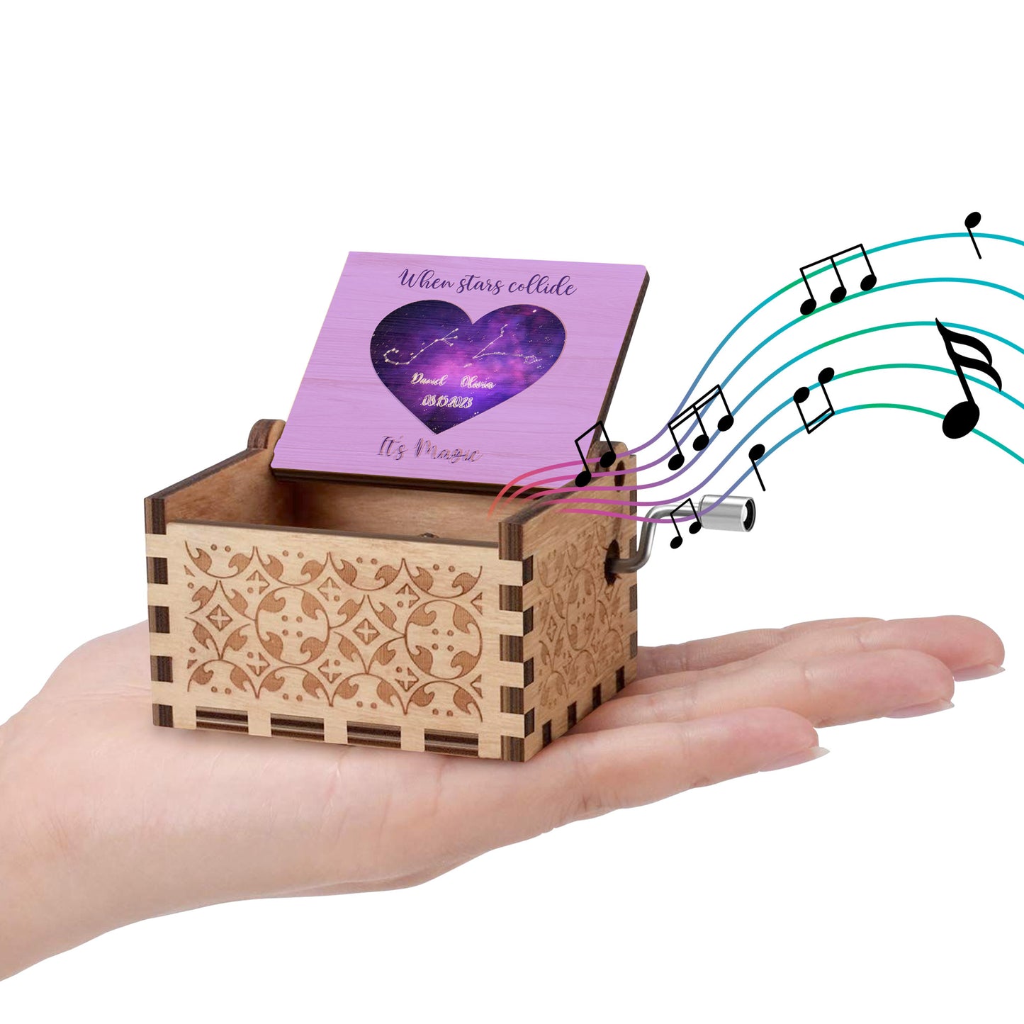 When Stars Collide It's Magic Heart Constellation Design